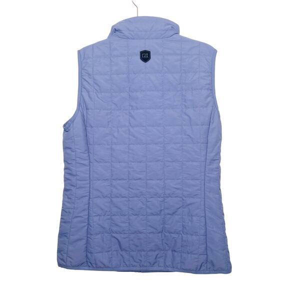 CUTTER & BUCK Rainier PrimaLoft Eco Insulated Puffer Vest Hyacinth Womens M NWT - Picture 3 of 8